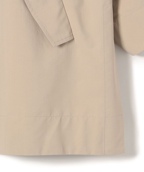 SHIPS（シップス）の「Primary NavyLabel:〈手洗い可能〉フード ポンチョ（ポンチョ・レディース・ベージュ/ダークグレー・ONE SIZE）」の9枚目の写真
