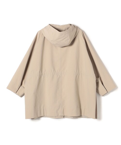SHIPS（シップス）の「Primary NavyLabel:〈手洗い可能〉フード ポンチョ（ポンチョ・レディース・ベージュ/ダークグレー・ONE SIZE）」の13枚目の写真