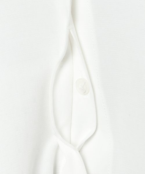 JEANASIS（ジーナシス）の「ドビー2WAYスリーブシャツ/189702（シャツ/ブラウス・レディース・ホワイト/ブルー/スミクロ・FREE）」の9枚目の写真