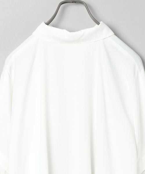 JEANASIS（ジーナシス）の「ドビー2WAYスリーブシャツ/189702（シャツ/ブラウス・レディース・ホワイト/ブルー/スミクロ・FREE）」の20枚目の写真