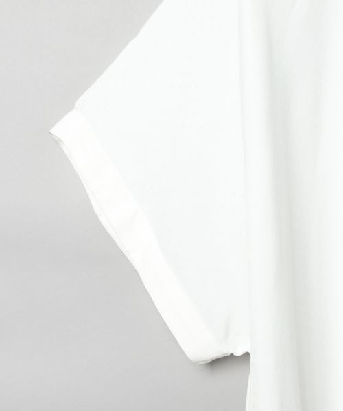 JEANASIS（ジーナシス）の「ドビー2WAYスリーブシャツ/189702（シャツ/ブラウス・レディース・ホワイト/ブルー/スミクロ・FREE）」の7枚目の写真