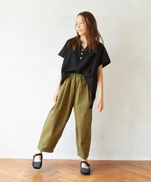 undeny.（アンディニ－）の「undeny/アンディニー　バルーンパンツ（その他パンツ・キッズ・ネイビー/カーキ/アイボリー・M/L/XL）」の5枚目の写真