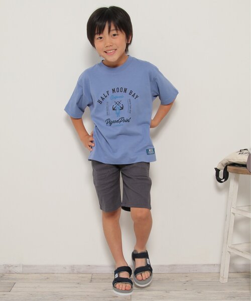 ikka(イッカ)の「USAコットン サーフテイストプリントTシャツ(120~160cm)(Tシャツ/カットソー・キッズ・グリーン/ブルー/レッド系その他/オフホワイト・160/130/140/120/150)」の6枚目の写真