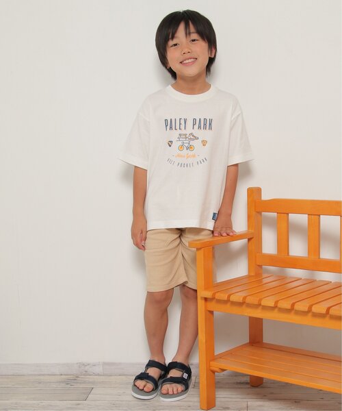 ikka(イッカ)の「USAコットン サーフテイストプリントTシャツ(120~160cm)(Tシャツ/カットソー・キッズ・グリーン/ブルー/レッド系その他/オフホワイト・160/130/140/120/150)」の9枚目の写真
