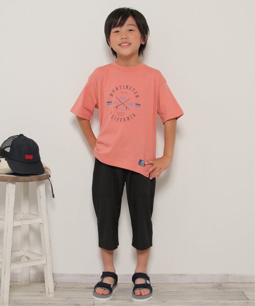 ikka(イッカ)の「USAコットン サーフテイストプリントTシャツ(120~160cm)(Tシャツ/カットソー・キッズ・グリーン/ブルー/レッド系その他/オフホワイト・160/130/140/120/150)」の10枚目の写真