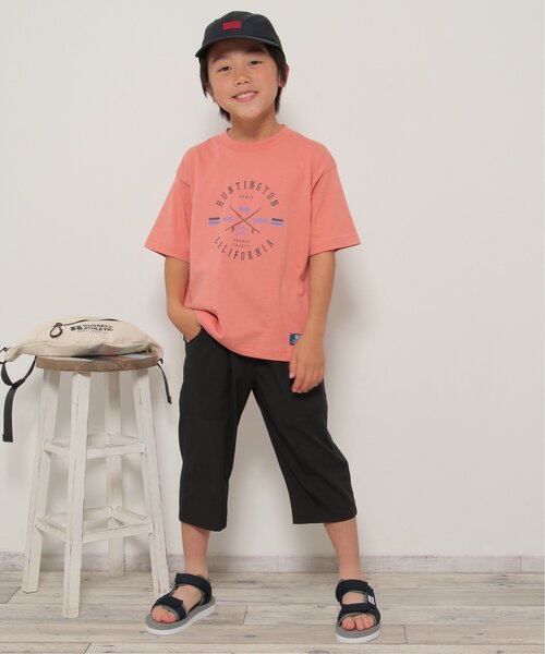 ikka(イッカ)の「USAコットン サーフテイストプリントTシャツ(120~160cm)(Tシャツ/カットソー・キッズ・グリーン/ブルー/レッド系その他/オフホワイト・160/130/140/120/150)」の12枚目の写真
