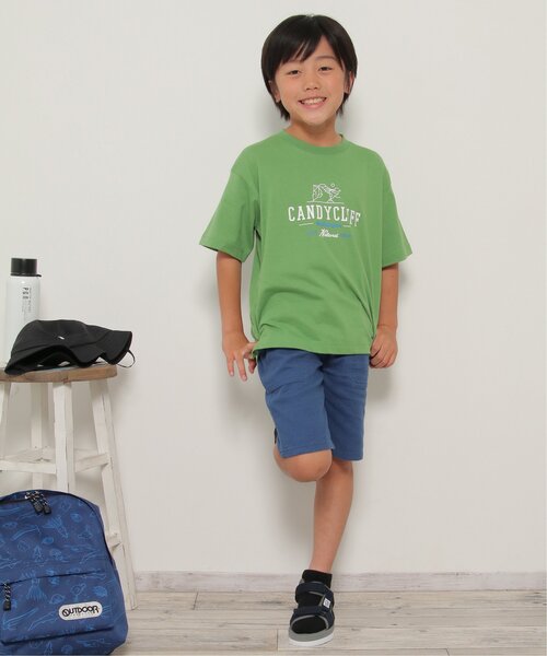 ikka(イッカ)の「USAコットン サーフテイストプリントTシャツ(120~160cm)(Tシャツ/カットソー・キッズ・グリーン/ブルー/レッド系その他/オフホワイト・160/130/140/120/150)」の14枚目の写真