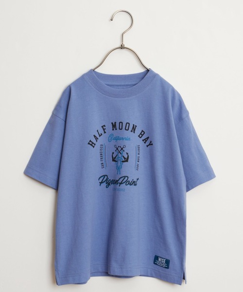 ikka(イッカ)の「USAコットン サーフテイストプリントTシャツ(120~160cm)(Tシャツ/カットソー・キッズ・グリーン/ブルー/レッド系その他/オフホワイト・160/130/140/120/150)」の4枚目の写真