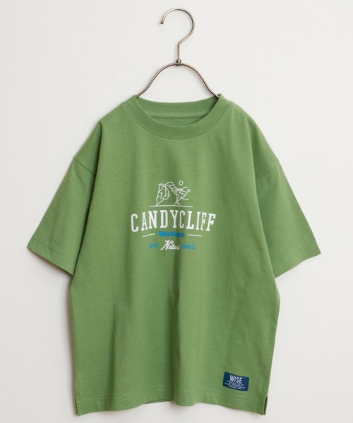 ikka(イッカ)の「USAコットン サーフテイストプリントTシャツ(120~160cm)(Tシャツ/カットソー・キッズ・グリーン/ブルー/レッド系その他/オフホワイト・160/130/140/120/150)」の3枚目の写真