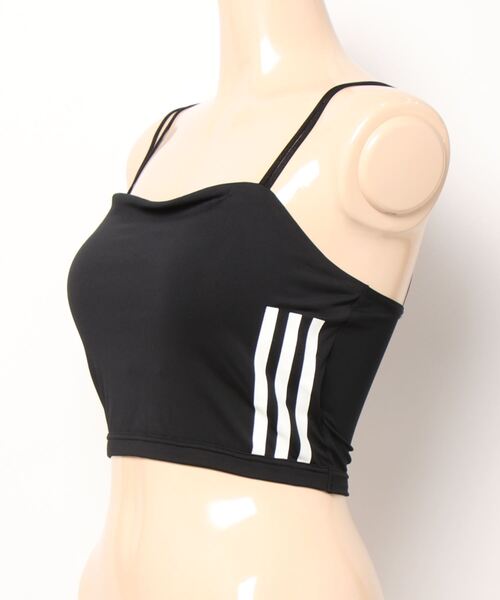 adidas（アディダス）の「adidas/アディダス スタイルアップ ミニブラキャミ 吸汗速乾（スポーツブラ・レディース・ブラック/ライトパープル/ブラウン系その他・LARGE/MEDIUM）」の5枚目の写真