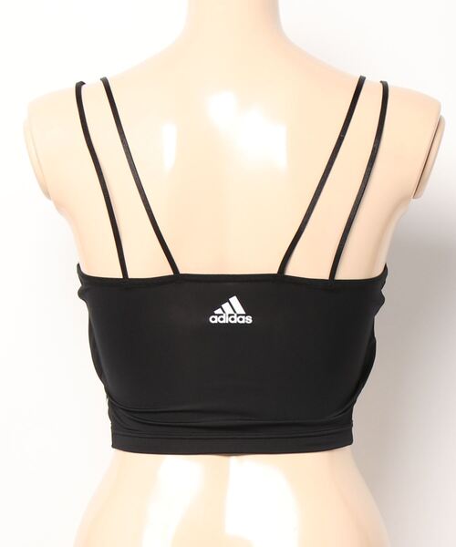 adidas（アディダス）の「adidas/アディダス スタイルアップ ミニブラキャミ 吸汗速乾（スポーツブラ・レディース・ブラック/ライトパープル/ブラウン系その他・LARGE/MEDIUM）」の4枚目の写真