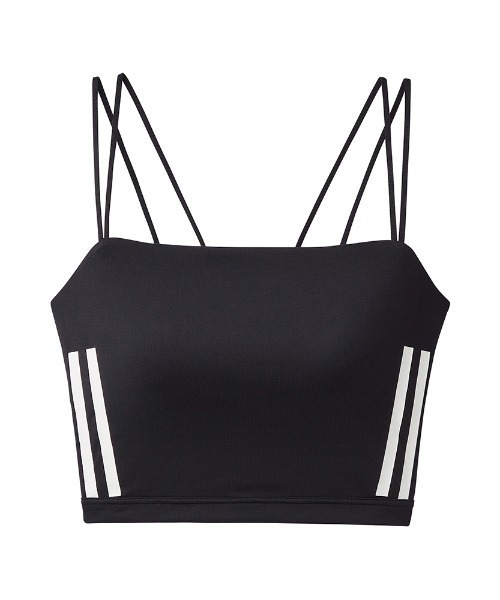 adidas（アディダス）の「adidas/アディダス スタイルアップ ミニブラキャミ 吸汗速乾（スポーツブラ・レディース・ブラック/ライトパープル/ブラウン系その他・LARGE/MEDIUM）」の6枚目の写真