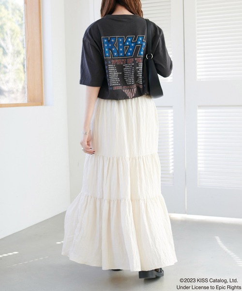 DISCOAT（ディスコート）の「≪WEB限定≫【ユニセックス】アソートバンドバックプリントT（Tシャツ/カットソー・レディース・ブラック系その他2/ブラック系その他/ブラック系その他3・FREE）」の7枚目の写真