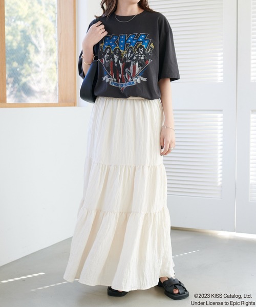 DISCOAT（ディスコート）の「≪WEB限定≫【ユニセックス】アソートバンドバックプリントT（Tシャツ/カットソー・レディース・ブラック系その他2/ブラック系その他/ブラック系その他3・FREE）」の4枚目の写真