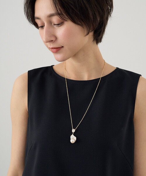 ANAYI（アナイ）の「淡水バロックパールワントップネックレス（ネックレス・レディース・シルバー/ゴールド系その他・FREE）」の8枚目の写真