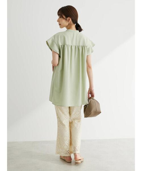 Green　Parks（グリーンパークス）の「格子柄レースパンツ（その他パンツ・レディース・ブラック/ライトベージュ・FREE）」の21枚目の写真