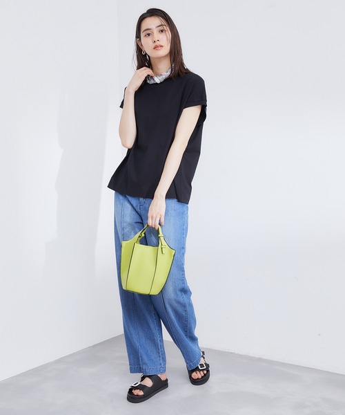 ROPE'（ロペ）の「ビジューバックルサンダル（サンダル・レディース・ブラック/オフホワイト・38/39/36/37）」の13枚目の写真