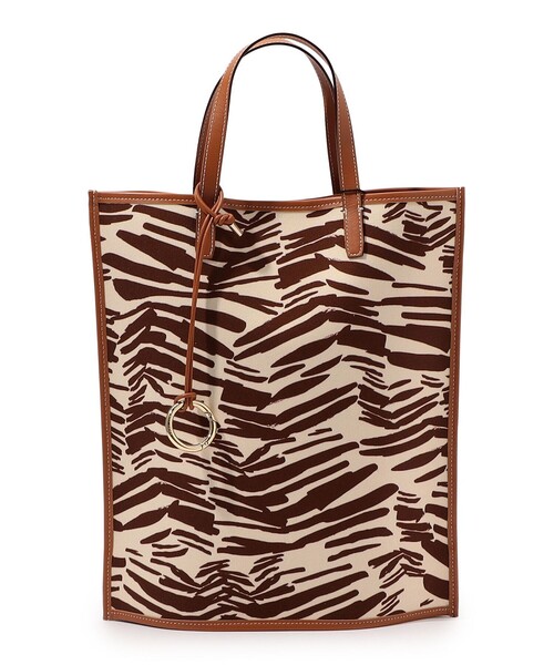 FEEL AND TASTE FLAT TOTE アニマルプリント