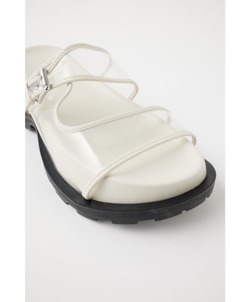 MOUSSY(マウジー)の「PVC CHUNK サンダル(サンダル・レディース・ブラック/クリア・SMALL/MEDIUM/LARGE)」の4枚目の写真