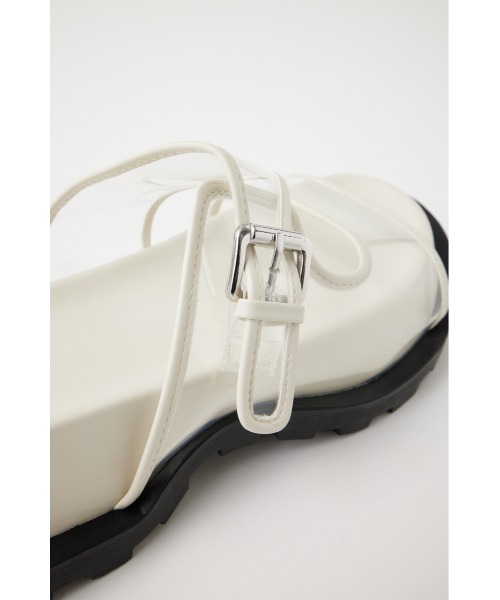 MOUSSY(マウジー)の「PVC CHUNK サンダル(サンダル・レディース・ブラック/クリア・SMALL/MEDIUM/LARGE)」の6枚目の写真