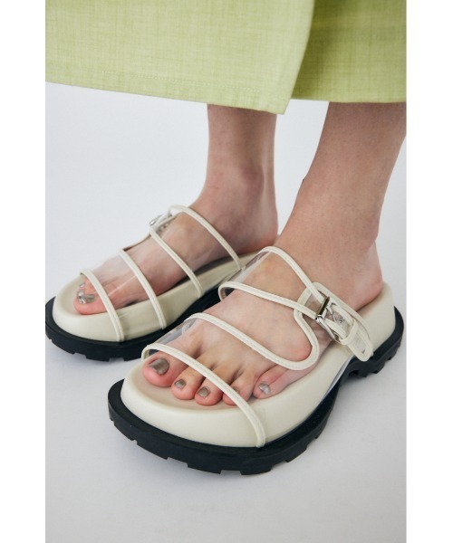 MOUSSY(マウジー)の「PVC CHUNK サンダル(サンダル・レディース・ブラック/クリア・SMALL/MEDIUM/LARGE)」の17枚目の写真