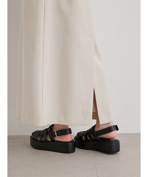 emmi(エミ)の「【emmi atelier】ベスト×キャミワンピースset(ワンピース・レディース・オリーブ/ライトベージュ/ブラック・1/0)」の17枚目の写真