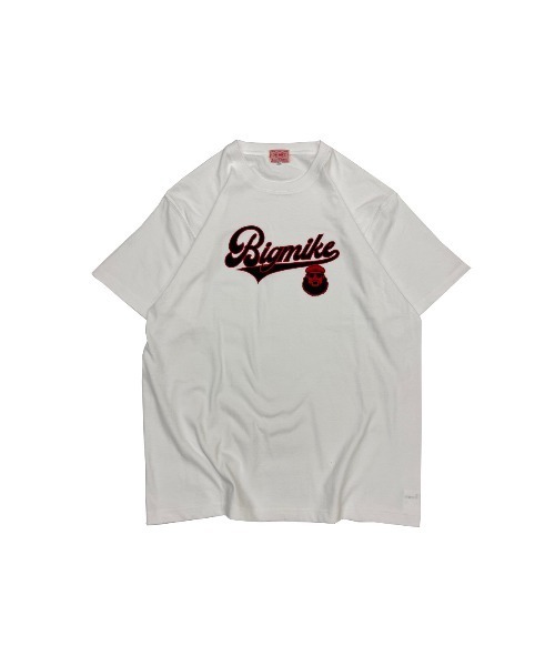 BIG MIKE(ビッグマイク)の「BIG MIKE ビッグマイク CURSIVE MIKE SS TEE 筆記体マイク 半袖プリント Tシャツ // 102328402(Tシャツ/カットソー・メンズ・杢グレー/ホワイト/ブラック・MEDIUM/LARGE/X-LARGE)」の13枚目の写真