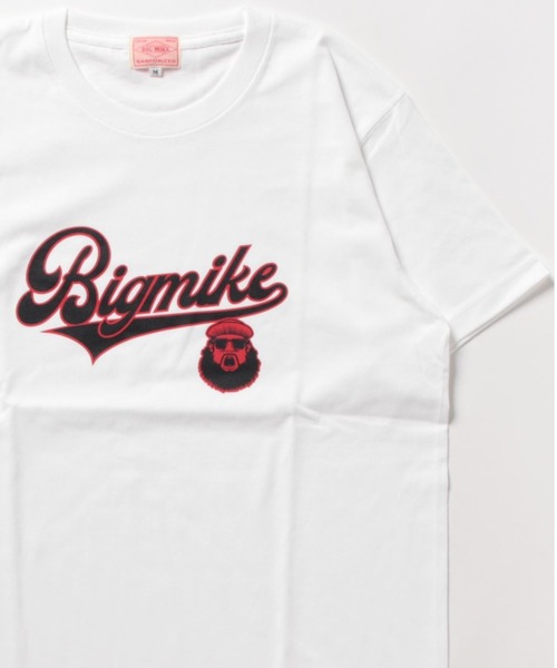 BIG MIKE(ビッグマイク)の「BIG MIKE ビッグマイク CURSIVE MIKE SS TEE 筆記体マイク 半袖プリント Tシャツ // 102328402(Tシャツ/カットソー・メンズ・杢グレー/ホワイト/ブラック・MEDIUM/LARGE/X-LARGE)」の10枚目の写真