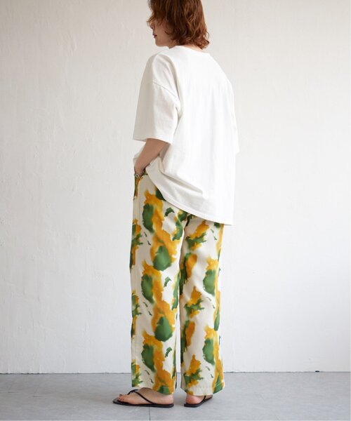 notch.（ノッチ）の「水彩デシンパンツ（その他パンツ・レディース・ブラウン/ネイビー/イエロー・M）」の10枚目の写真