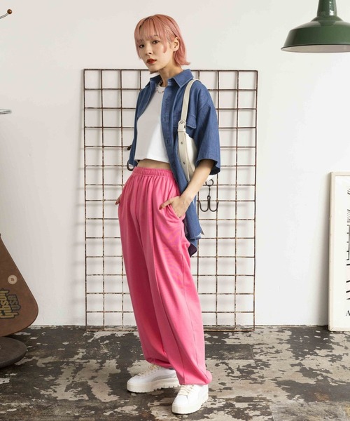 PBLIM（ページボーイリム）の「PAGEBOYLIM/ルーズデニムシャツ（シャツ/ブラウス・レディース・ブラック/ブルー・FREE）」の14枚目の写真