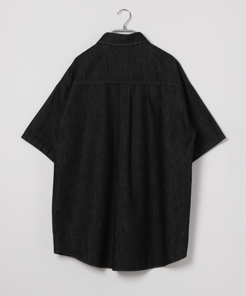 PBLIM（ページボーイリム）の「PAGEBOYLIM/ルーズデニムシャツ（シャツ/ブラウス・レディース・ブラック/ブルー・FREE）」の18枚目の写真