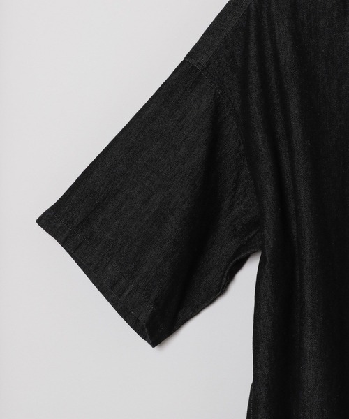 PBLIM（ページボーイリム）の「PAGEBOYLIM/ルーズデニムシャツ（シャツ/ブラウス・レディース・ブラック/ブルー・FREE）」の20枚目の写真