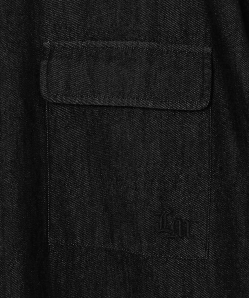 PBLIM（ページボーイリム）の「PAGEBOYLIM/ルーズデニムシャツ（シャツ/ブラウス・レディース・ブラック/ブルー・FREE）」の21枚目の写真