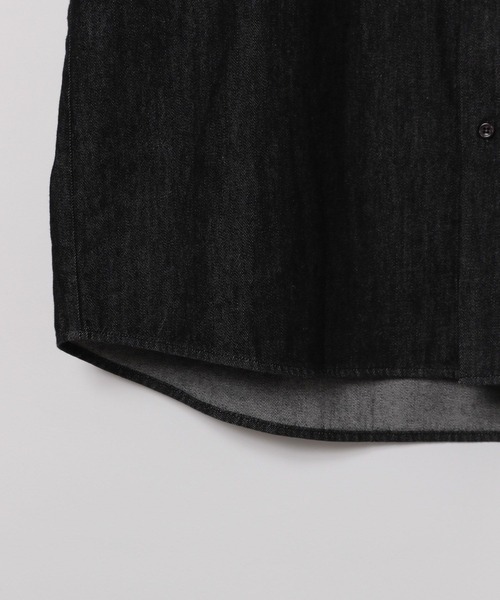 PBLIM（ページボーイリム）の「PAGEBOYLIM/ルーズデニムシャツ（シャツ/ブラウス・レディース・ブラック/ブルー・FREE）」の22枚目の写真