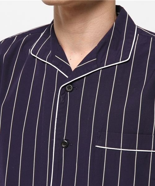 JOURNAL STANDARD relume（ジャーナルスタンダード　レリューム）の「スリープシャツ ##（シャツ/ブラウス・メンズ・ブラック系その他/ネイビー/ブルー系その他/レッド系その他・SMALL/MEDIUM/LARGE）」の11枚目の写真