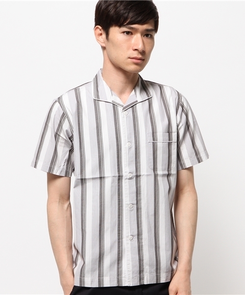JOURNAL STANDARD relume（ジャーナルスタンダード　レリューム）の「スリープシャツ ##（シャツ/ブラウス・メンズ・ブラック系その他/ネイビー/ブルー系その他/レッド系その他・SMALL/MEDIUM/LARGE）」の20枚目の写真