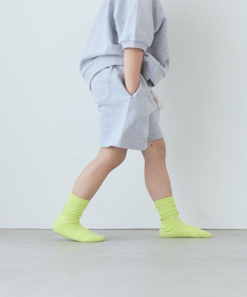 LOWRYS FARM（ローリーズファーム）の「ミニウラケショートパンツ　704152（スウェットパンツ・キッズ・パープル/グレー/グリーン・110cm/120cm/130cm/140cm/150cm）」の21枚目の写真