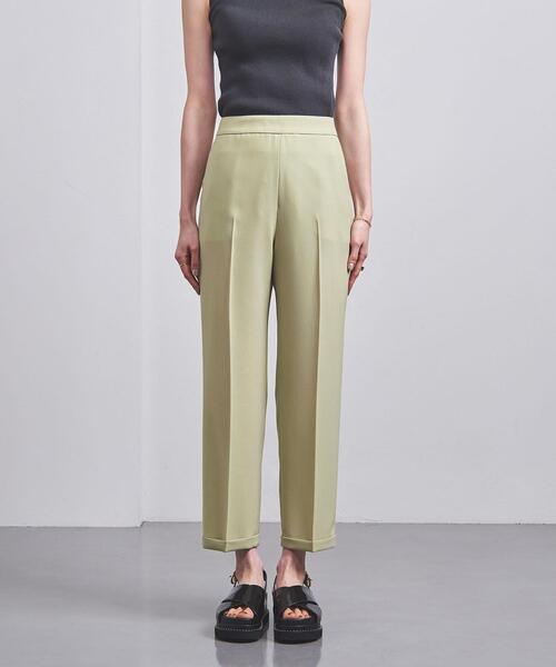 UNITED ARROWS(ユナイテッドアローズ)の「P/CU ハイウエスト ダブル パンツ(その他パンツ・レディース・ネイビー/ライム・36/38)」の3枚目の写真