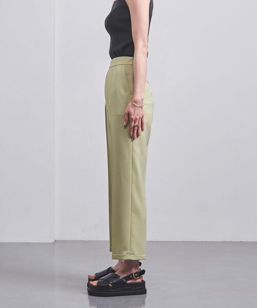 UNITED ARROWS(ユナイテッドアローズ)の「P/CU ハイウエスト ダブル パンツ(その他パンツ・レディース・ネイビー/ライム・36/38)」の4枚目の写真