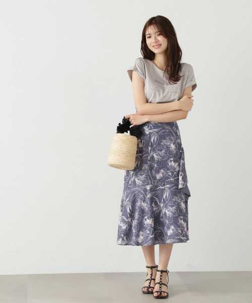 PROPORTION BODY DRESSING(プロポーションボディドレッシング)の「<E>刺繍ロゴTシャツ / 1213167501(Tシャツ/カットソー・レディース・ホワイト/ダークグレー/グレー・FREE)」の6枚目の写真