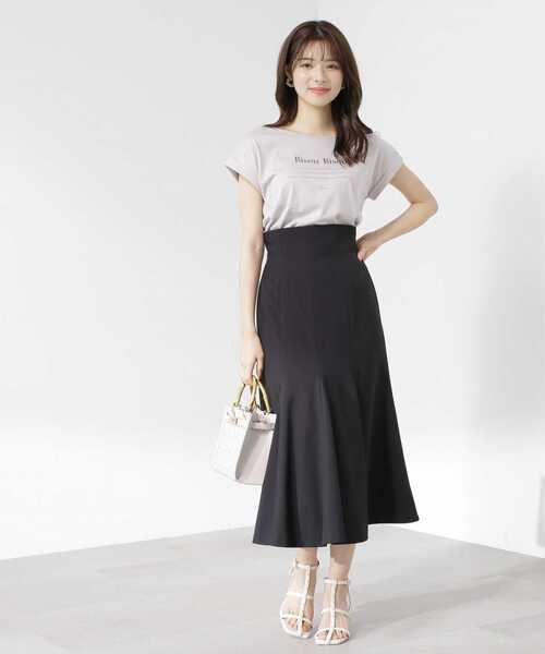 PROPORTION BODY DRESSING(プロポーションボディドレッシング)の「<E>刺繍ロゴTシャツ / 1213167501(Tシャツ/カットソー・レディース・ホワイト/ダークグレー/グレー・FREE)」の9枚目の写真