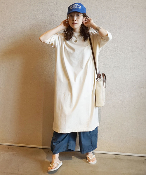 JOURNAL STANDARD LUXE(ジャーナルスタンダード ラックス)の「《追加2》クラシックテンジク スタンダードクルーネックワンピース(ワンピース・レディース・ブラック/ホワイト×ホワイト・MEDIUM/SMALL)」の13枚目の写真