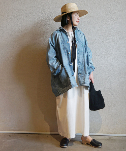 JOURNAL STANDARD LUXE(ジャーナルスタンダード ラックス)の「《追加2》クラシックテンジク スタンダードクルーネックワンピース(ワンピース・レディース・ブラック/ホワイト×ホワイト・MEDIUM/SMALL)」の14枚目の写真