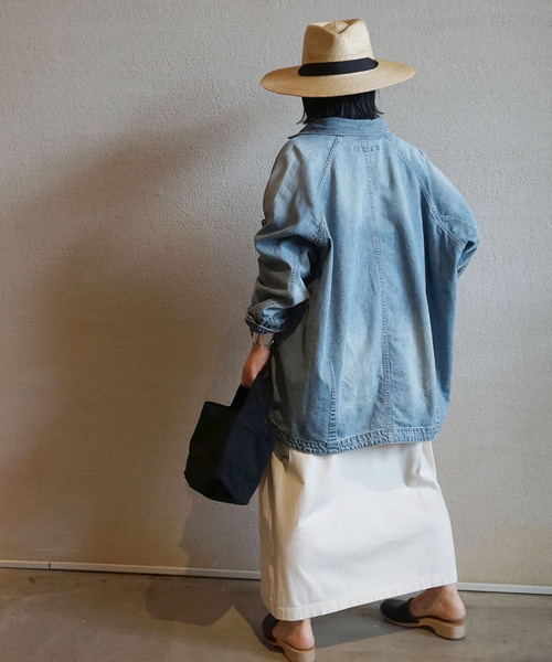 JOURNAL STANDARD LUXE(ジャーナルスタンダード ラックス)の「《追加2》クラシックテンジク スタンダードクルーネックワンピース(ワンピース・レディース・ブラック/ホワイト×ホワイト・MEDIUM/SMALL)」の18枚目の写真