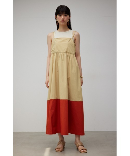 AZUL by moussy（アズールバイマウジー）の「BICOLOR CAMI ONEPIECE