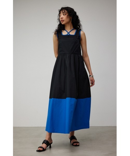 AZUL by moussy（アズールバイマウジー）の「BICOLOR CAMI ONEPIECE