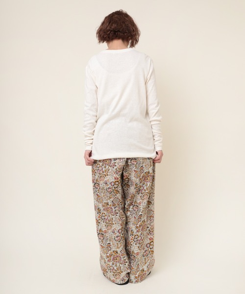 RNA-N（アールエヌエーエヌ）の「M2085 C/HEMPフライスロンT（Tシャツ/カットソー・レディース・グレー/オフホワイト/ブラック・MEDIUM）」の8枚目の写真