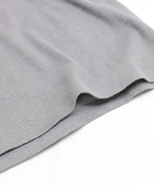 RNA-N（アールエヌエーエヌ）の「M2085 C/HEMPフライスロンT（Tシャツ/カットソー・レディース・グレー/オフホワイト/ブラック・MEDIUM）」の21枚目の写真