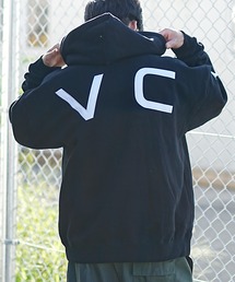 RVCA/ルーカ プルオーバーパーカー バックプリント ルーズシルエット BD042-158