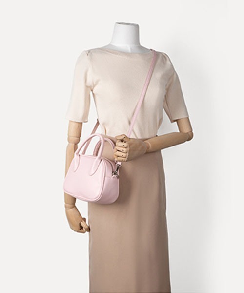 CORPUS TOKYO（コーパス トーキョー）の「ミニボストン2WAYショルダーバッグ（ショルダーバッグ・レディース・オフホワイト/シルバー/ブルー/ピンク/グリーン/ブラック・FREE）」の21枚目の写真